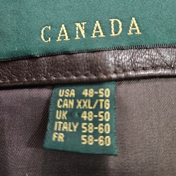 Men's Luxury Leather Coat by Danier size 48-50 - Picture 3 of 10